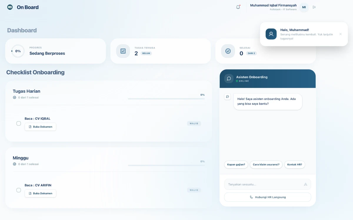 On Board With AI